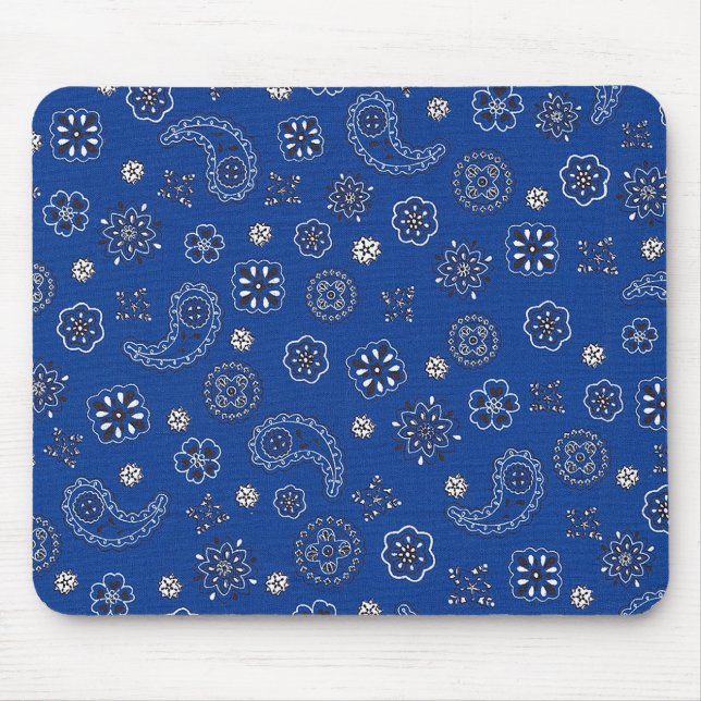 Blue Bandana Mousepad (Front)