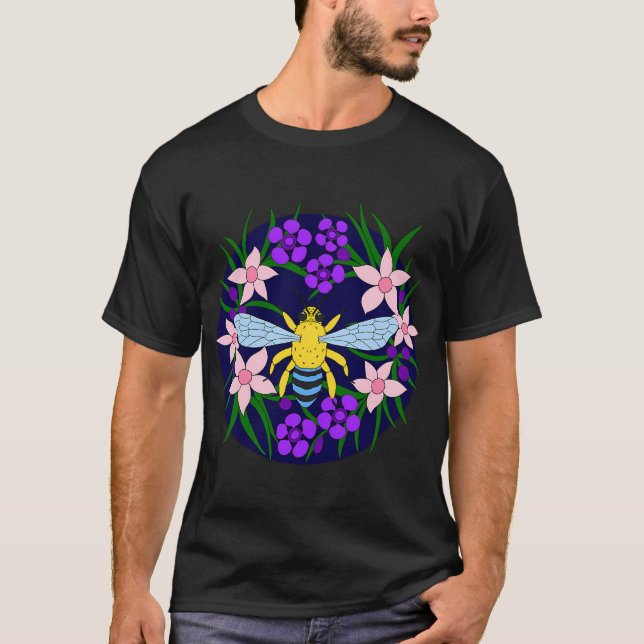 Blue Banded Bee T-Shirt (Front)