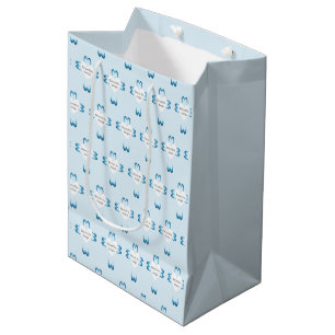 Blue Baptism Gift Bag for Boys