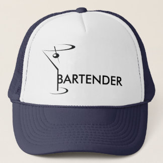 Blue Bartending Cocktail or Bartender Trucker Hat