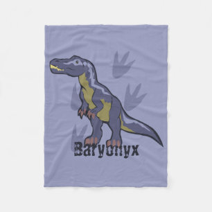 Blue Baryonyx Fleece Blanket