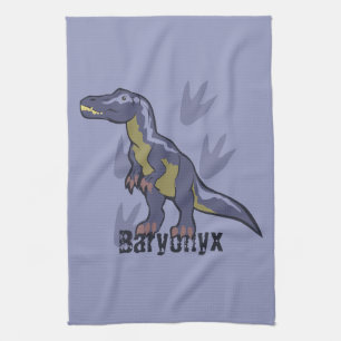 Blue Baryonyx Kitchen Towel
