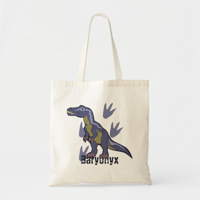 Blue Baryonyx Tote Bag (Front)