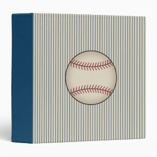 Blue Baseball Card Organizer Sports Binder Gift