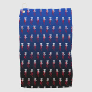 Blue Basket disc golf towel