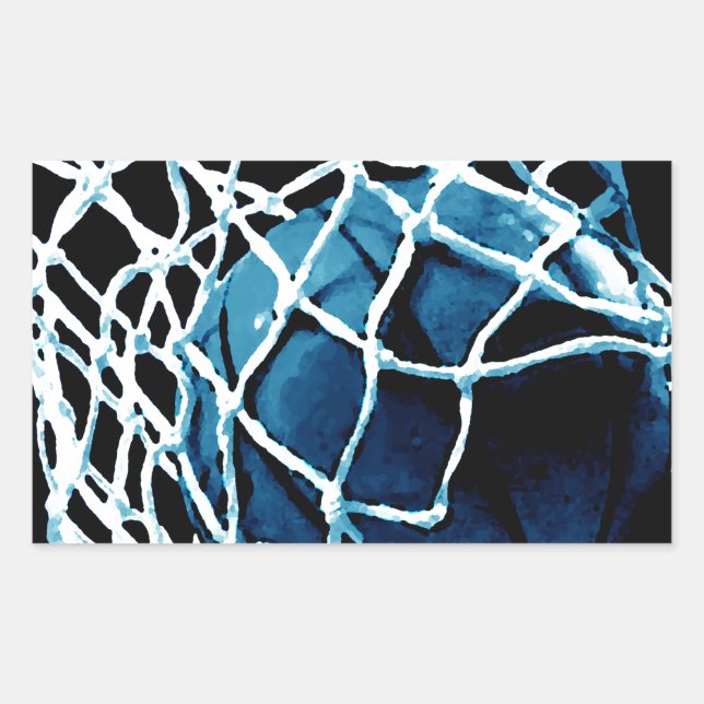 Blue Basketball Sticker (Front)