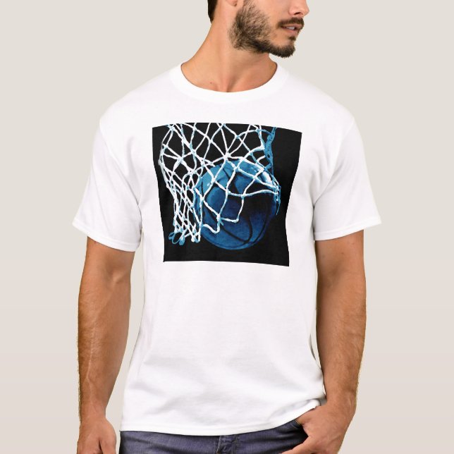 Blue Basketball T-Shirt (Front)