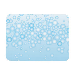 Blue Bath Bubbles Magnet