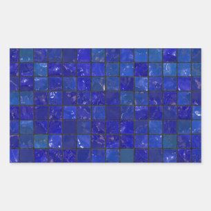 Blue Bathroom Tiles Sticker