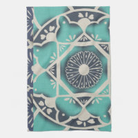 Blue Batik Tile II