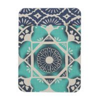 Blue Batik Tile II