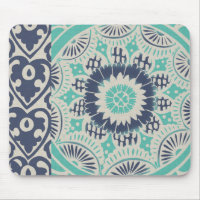 Blue Batik Tile III