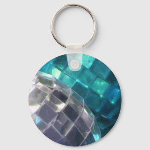 Blue Baubles detail keychain