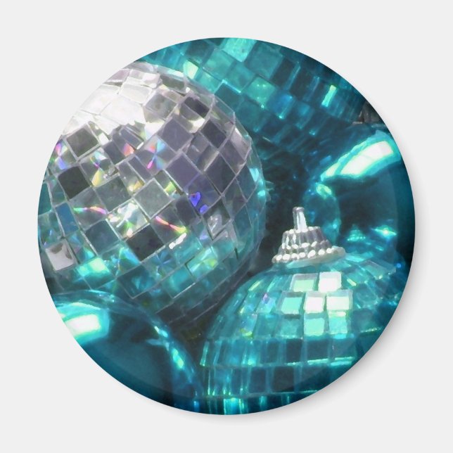 Blue Baubles fridge magnet (Front)