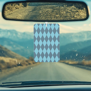 Blue Bavaria Rhombus Flag Pattern Air Freshener