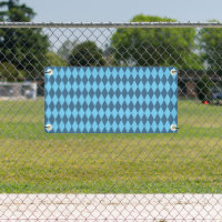 Blue Bavaria Rhombus Flag Pattern