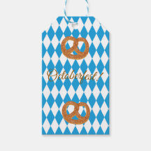 Blue Bavarian Octoberfest Pretzels Personalize