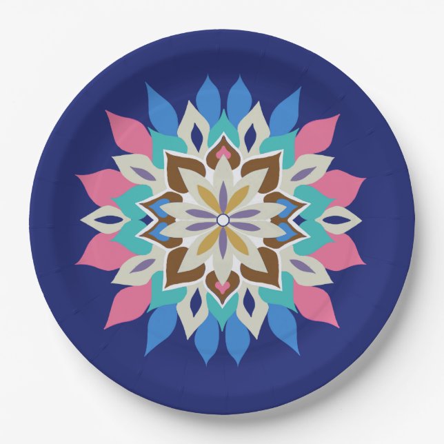 Blue Bayou 9 inch Paper Plates (Front)