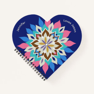 Blue Bayou Heart Notebook