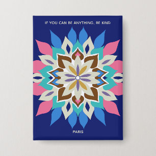 Blue Bayou Rectangle Button
