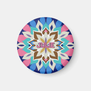 Blue Bayou Round Magnet