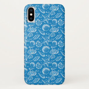 Blue Beach Pattern Case-Mate iPhone Case