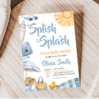 Blue Beach Summer Baby Shower