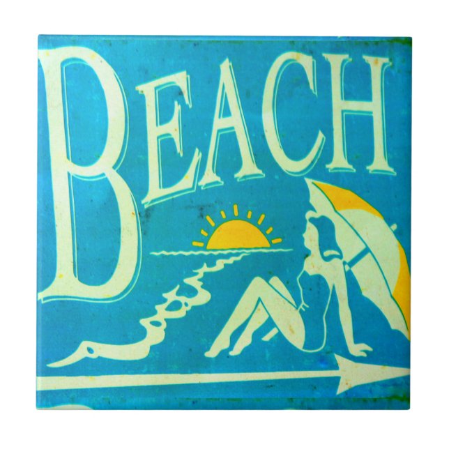 blue beach tile (Front)