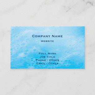 Blue Beach Waves Business Card