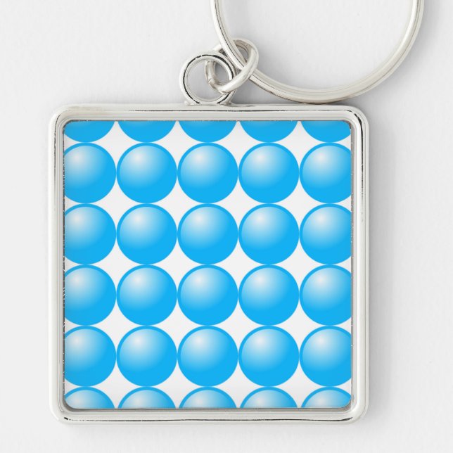 BLUE BEADS KEYCHAIN (Front)