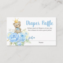Blue Bear Diaper Raffle