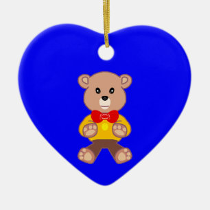 Blue Bear Ornament