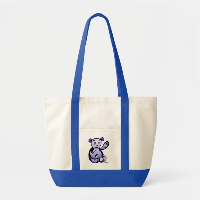 Blue Bear Tote Bag (Front)