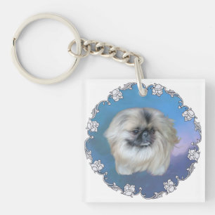 Blue Beauty Keychain