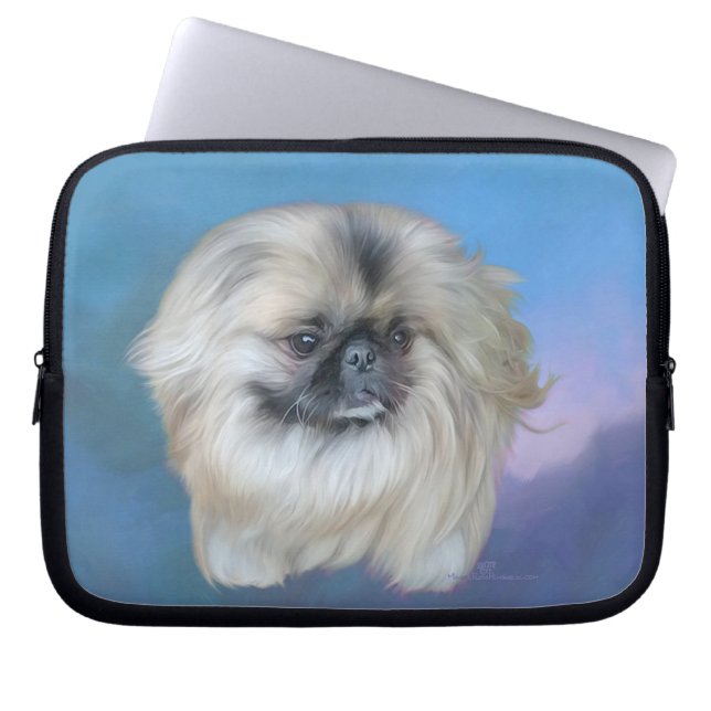 Blue Beauty Laptop Sleeve (Front)