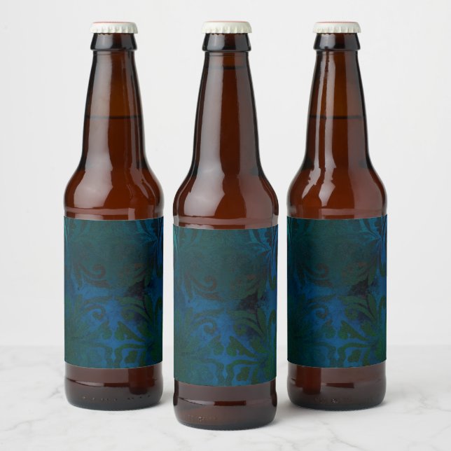 blue beer bottle label (Bottles)