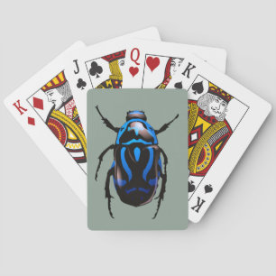 Blue Beetle Playing Cards Custom