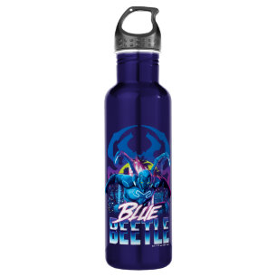 Blue Beetle Retrowave City Sunset 710 Ml Water Bottle