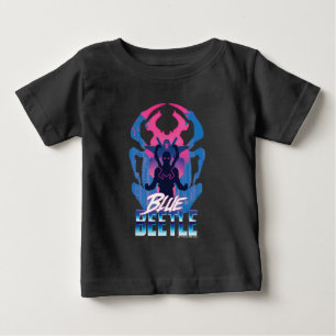 Blue Beetle Retrowave Versus Graphic Baby T-Shirt