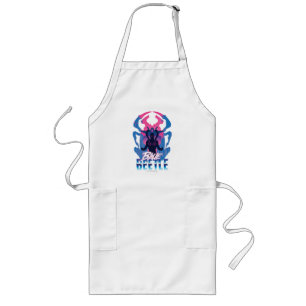 Blue Beetle Retrowave Versus Graphic Long Apron