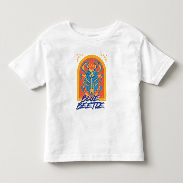 Blue Beetle Scarab Talavera Graphic Toddler T-shirt (Front)