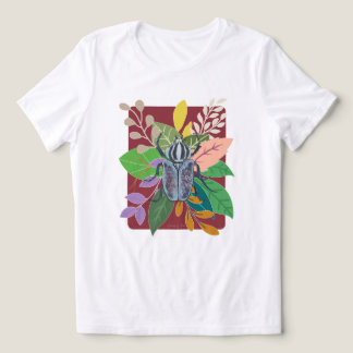 Blue beetle watercolor Tri-Blend shirt