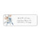 Blue & Beige Boho Floral Return Address Label 4
