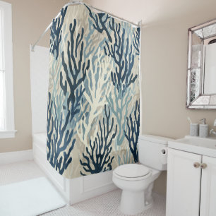 Blue Beige Coral