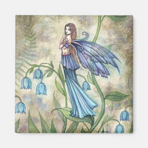 Blue Bell Fairy Fantasy Art Magnet
