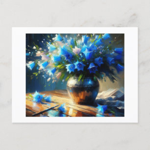 Blue Bell Flowers, Postcard