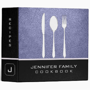 Blue Bell Leather Family Cooking Binder