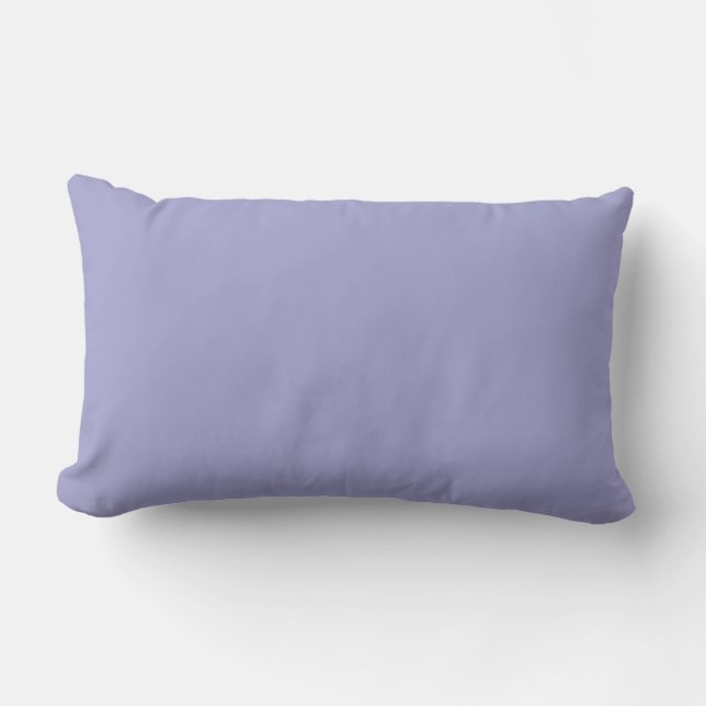 Blue bell (solid colour)  lumbar pillow (Front)