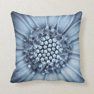Blue Bell Tunicate Centred with Selenium Filter Throw Pillow