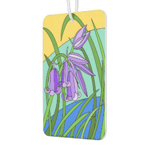 Blue bells in the forest air freshener